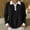 A71 Black, variant on Women's Waffle Knit Henley Shirt Long Sleeve Collar Top Casual Button Down Tunic Blouse with Chest Pocket Lightweight Fall Pullover Everyday Office Wear