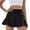 Black, variant on UDAUDU Athletic Shorts Women High Waisted Comfortable Ruffle Shorts Quick Dry with Pockets Summer Short for Running Gym Workout Sky Blue XL