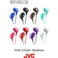 JVC Marshmallow Memory Foam Earbuds Black HAFX38B