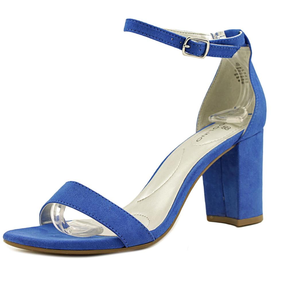 Bandolino Armory Women Open Toe Canvas Blue Sandals - Walmart.com