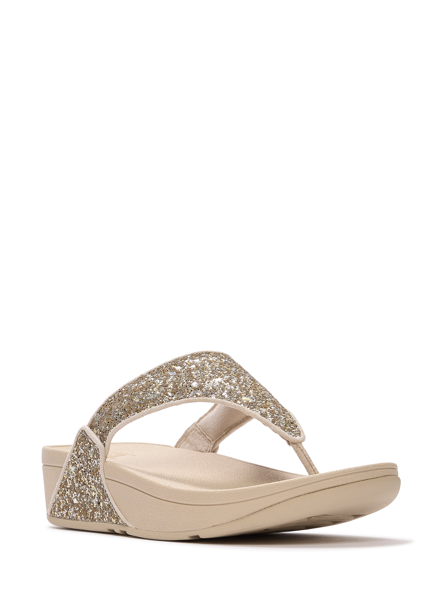 Fitflop Women's Lulu Multi-Tonal Glitter Toe-Post Sandals