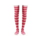 thumbnail image 1 of Calcetines a rayas de 20" de largo, accesorios para disfraces, calentadores de piernas cómodos por encima de la rodilla. 50cm, 1 of 9