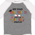 thumbnail image 4 of Inktastic My Dad Graduated and I'm Super Proud Boys or Girls Long Sleeve Baby Bodysuit, 4 of 5