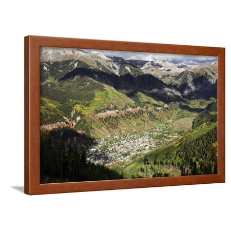 Telluride Historic Ski Town High in the Rocky Mountains, Colorado Framed Print Wall Art By Susan