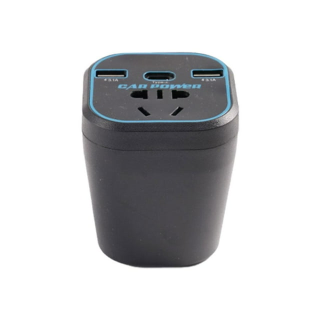 A Car Power Inverter 24V/12V to 220V Led Display 3 USB Ports New A0 S8U5