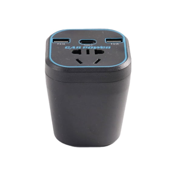Onduleur de Puissance pour Voiture 24V/12V à 220V Affichage Led 3 USB O6 Lot Ports Chauds D8