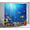 Blue, variant on Goodbath Fish Shower Curtain, Underwater Sea Life Polyester Fabric Waterproof Bath Curtains for Bathroom Bathtub, 72 x 72 inches, Blue