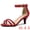 Red, variant on Women's Kitten Heels Ankle Strap Sandals 8.5 Sky Blue