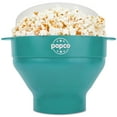 thumbnail image 1 of Máquina para hacer palomitas POPCO para microondas, silicona, con asas, 15 tazas, 1 of 7