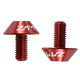 thumbnail image 1 of Eigraketly Soporte para botella de agua para bicicleta, 2 uds., pernos de montaje, tornillo de cabeza hexagonal tipo M5x10, portabotellas para bicicleta, Ciclismo rojo Eigraketly OD0238-02, 1 of 6