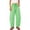 *1-Green, variant on VBVC Women's Gingham Wide Leg Pants , Summer Casual High Waisted Trousers For Women , Ladies' Loose Fit Checkered Bottoms with Pockets, Hot Pink , S-2XL