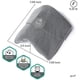thumbnail image 3 of Plane Travel Nap U-shaped Pillow Neck Support Pillow Red 1st -jx, 3 of 5