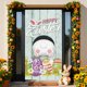 thumbnail image 5 of Casa de campo Decoración de Pascua Easter Door Curtain Party Decorations Decoración del hogar, 5 of 6