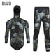 thumbnail image 2 of Traje de neopreno de 3 mm, traje de surf de camuflaje, 2 piezas, para pesca submarina, pesca submarina, ropa de buceo, kitesurf, traje de baño, protección contra erupciones, 2 of 5