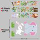 thumbnail image 3 of Decoración vibrante para la habitación del bebé: búhos de la jungla y calcomanías de árboles para la pared, 3 of 8