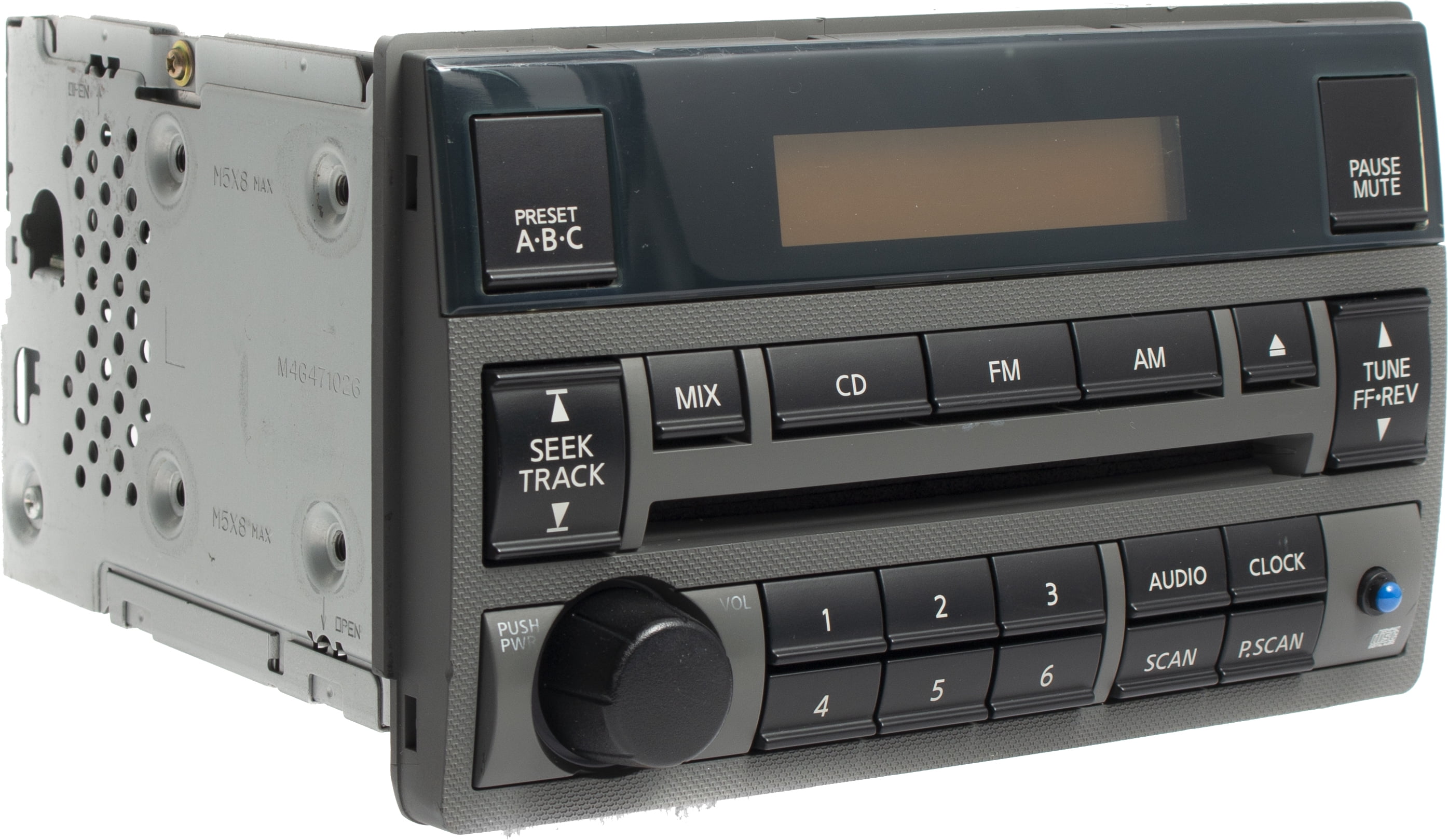 Restored 20052006 Nissan Altima AM FM Radio CD Player w Bluetooth Gray Part 28185ZB00A (Refurbished)