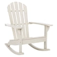 thumbnail image 3 of SAFAVIEH Outdoor Collection Brizio Adirondack Rocking Chair White, 3 of 9