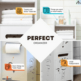 thumbnail image 3 of DECOMIL - Small Bathroom Storage Cabinet, Bathroom Storage Organizer |Storage Shelf, Toilet Paper Organizer, Towel Storage, Venus, 3 of 7