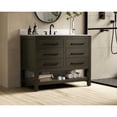 thumbnail image 3 of Elegant Kitchen and Bath 42 inch Single Bathroom Vanity in Mocha Brown with backsplash, 3 of 10