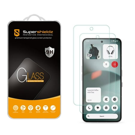(2 Pack) Supershieldz Designed for Nothing (Phone 3) Tempered Glass Screen Protector, Anti Scratch, Bubble Free