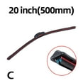 thumbnail image 7 of Car Wiper blades Universal Frameless Bracketless Car Soft Double Rubber Strip V4, 7 of 7