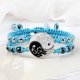 thumbnail image 5 of Pulsera trenzada de dragón para hombre y mujer, brazalete ajustable de Tai Chi, Yin Yang, joyería de moda para pareja, 2 unidades por juego, 5 of 5