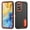 Black/Orange, variant on For Samsung Galaxy A54 Military Grade Dual Layer Shockproof Phone Case Build With Kickstand Dustproof Drop Proof Protective Cover for Galaxy A54 5G 6.4"(Black/Orange)