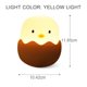 thumbnail image 2 of Egg Night Light, Chick Lámpara de escritorio con sensor táctil de silicona recargable y regulable MFZFUKR BST3012577-2, 2 of 6