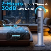 35 Evaporative Cooler, Swamp Cooler w/4 Ice Packs, 3 Speeds, 25ft Remote & 7H Timer, 90°Oscillating, Windowless Portable Air Conditioner for Bedroom Indoor