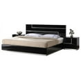 thumbnail image 3 of Black Lacquer With Crystal Accents King Bedroom Set 6Pcs J&M Lucca Luxury, 3 of 6