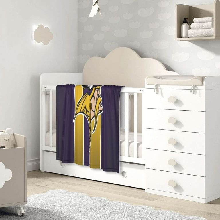 Minnesota vikings baby blanket hotsell