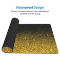 thumbnail image 4 of Bingfone Gold Glitter Gradient Large Gaming Mouse Pad,Extended Desk Mousepad With Stitched Edges,Non-Slip Base,Water Resist Keyboard Pad For Gamer, Office & Home, 29.5 X 16 In, 4 of 9