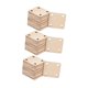 thumbnail image 5 of Tarjetas de tejido Herramientas de tejido 2x2 pulgadas Juego de tarjetas de telar de madera de superficie lisa hechas a mano 36 piezas, 5 of 9
