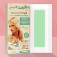 thumbnail image 1 of Tiras de cera para depilación Tiras de cera para el cuerpo de 20 piezas Kit rápido y suave para las axilas del brazo para la cara del cuerpo de la pierna útil, 1 of 5
