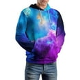 thumbnail image 5 of Galaxy Nebula Clouds Art-1 Men's Women New Sweatshirt Hoodie Men's Plus Size Sweatshirt Hooded Sweatshirt 3d Printed Street Men's Cloth, 5 of 6