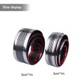 thumbnail image 3 of Tekuisi 2pcs Carbon Fiber Vinyl Auto Car Door Sill Strip Scuff Plate Stickers Protection, 3 of 6