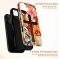 thumbnail image 4 of Christian Floral Cross Phone Case – Tropical Faith Design with Wooden Cross, Inspirational iPhone Cover for iPhone 16 15 14 13 12 11 Pro Max Plus Mini, 4 of 6