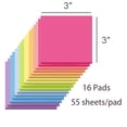 thumbnail image 2 of Notas adhesivas Kozerite, paquete de 16, 7,5 x 7,5 cm, colores brillantes, 2 of 8