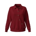 thumbnail image 6 of XuJwPNcy Womens Sweatshirt Lightweight Button Long Sleeve Tops Comfortable Collar Clothes Fall Fashion Outfit Clothing, 6 of 7