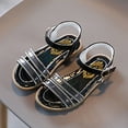 thumbnail image 2 of Fashion Spring Summer Children Sandals Girls Shoes Size 4 Big Girls Girl Flat Open Toe Buckle Light And Comfortable Solid Color Rhinestone Kids Sandals Size 1 Slides for Girls Water Shoe Toddler Girl, 2 of 6