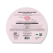 Vitamasques Cherry Vegan Collagen Lip Mask, Moisturize & Plump , One Patch