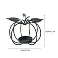 thumbnail image 3 of Luoshdecor Fall Pumpkin Candle Holder,Iron Tealight Pumpkin Shape Candle Holder for Dining Table,Coffee Table,Dining Room Decorations, 3 of 8