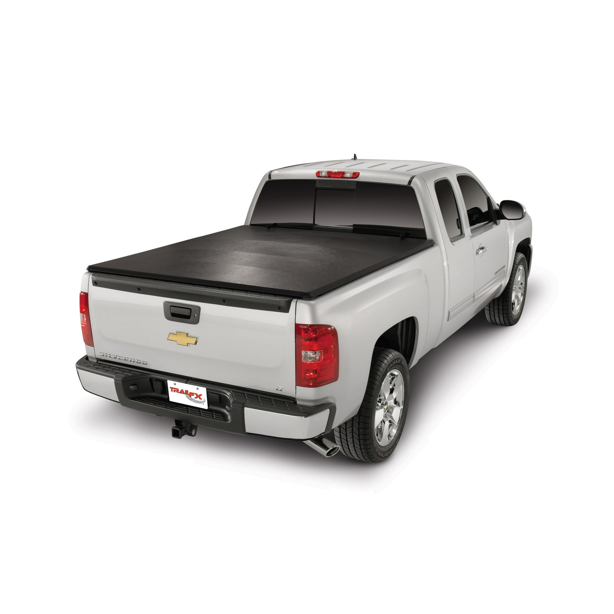 Trailfx Tfx1115 Tonneau Cover Tfx Soft Tri Fold Tonneau Covers Soft Tri Fold Non Lockable Black Vinyl With Aluminum Rails Walmart Canada