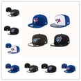 thumbnail image 2 of Gorra De Béisbol ML blue Jays Tamaño No Ajustable Cierre De Ala Plana, 2 of 4