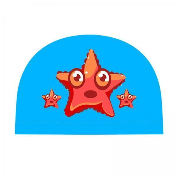 2x Gorro de Natación para Niñas, Niños, PU, con Lindo Estampado de , Suave, Impermeable, Duradero, Gorro de Natación para Niños para /