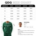 thumbnail image 5 of QDG Men's Pajama Set Soft Henley Neck Long Sleeve Top and Pants Brushed Ribbed Lounge Sleep Sets, 5 of 7