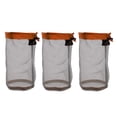 thumbnail image 1 of LOVIVER 3 Pieces Light Mesh Stuff Sack Storage Bag Pouch for Tavel Camping 32x23cm, 1 of 8