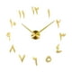thumbnail image 2 of Reloj de pared decorativo de cuarzo Sunnimix grande moderno 3D dorado, 2 of 8