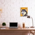 thumbnail image 2 of Stupell Industries Pop Art Husky Dog over Orange Polka Dots Designed by Kim Curinga, 2 of 7
