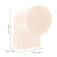 thumbnail image 2 of OULII Plastic Rain Gutter Downspout Drop Outlet 1Set Homeowners, 2 of 8